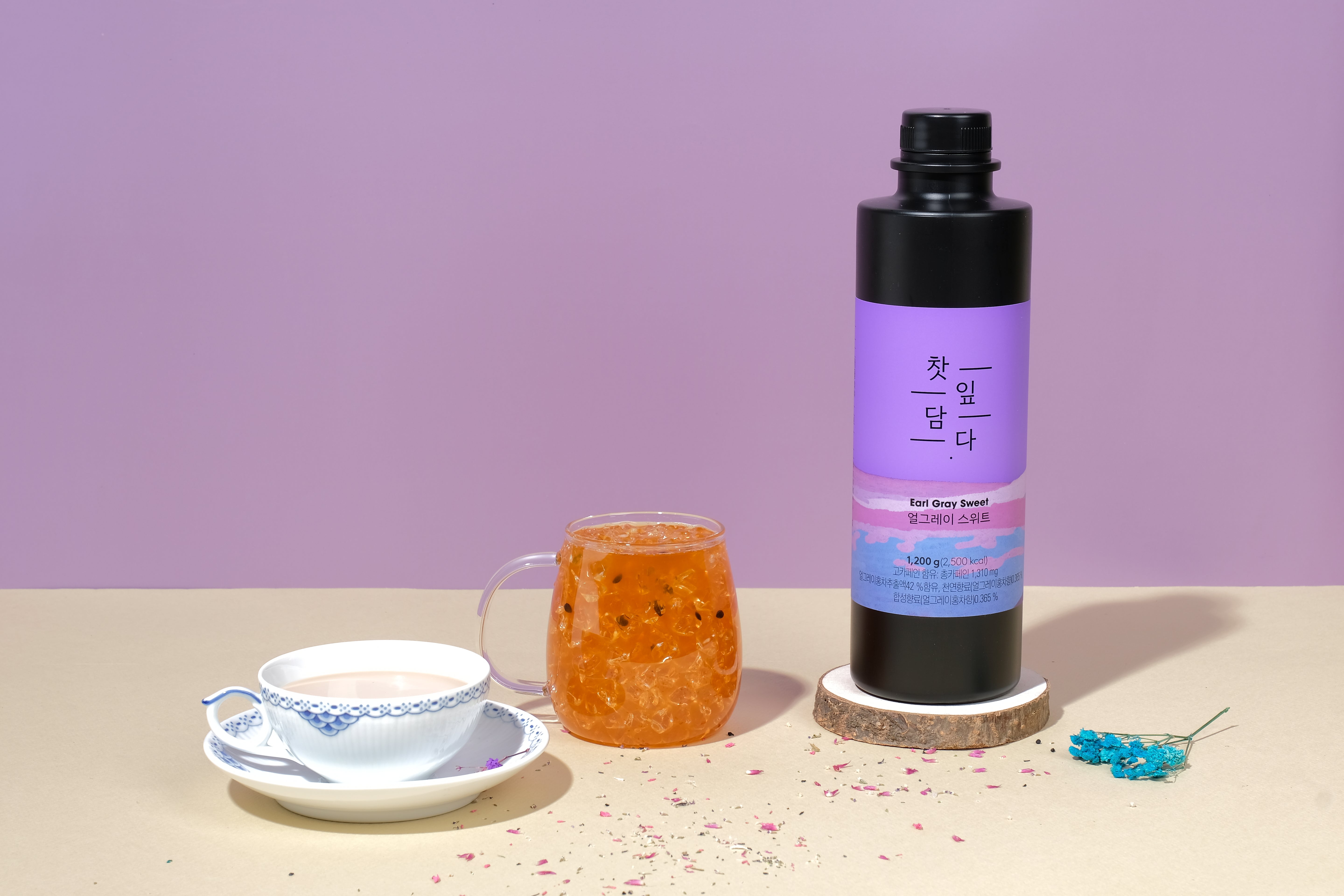 [Sweetcup] Earl Grey Tea Concentrate | 1.2kg (42.3 oz) – Wholesale Case of 6 (Case-Only) | Real Premium Tea Base for Tea Beverages, Refreshers, Ades, Sparkling Drinks & Bubble Tea (7.2kg / 15.9 lbs / 203 fl oz Total)