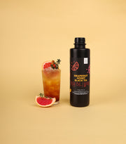 [Sweetcup] Grapefruit Honey Black Tea Beverage Base | 1.2kg (42.3 oz) – Wholesale Case of 6 (Case-Only) | Real Premium Tea Base for Tea Beverages, Refreshers, Ades, Sparkling Drinks & Bubble Tea (7.2kg / 15.9 lbs / 203 fl oz Total)