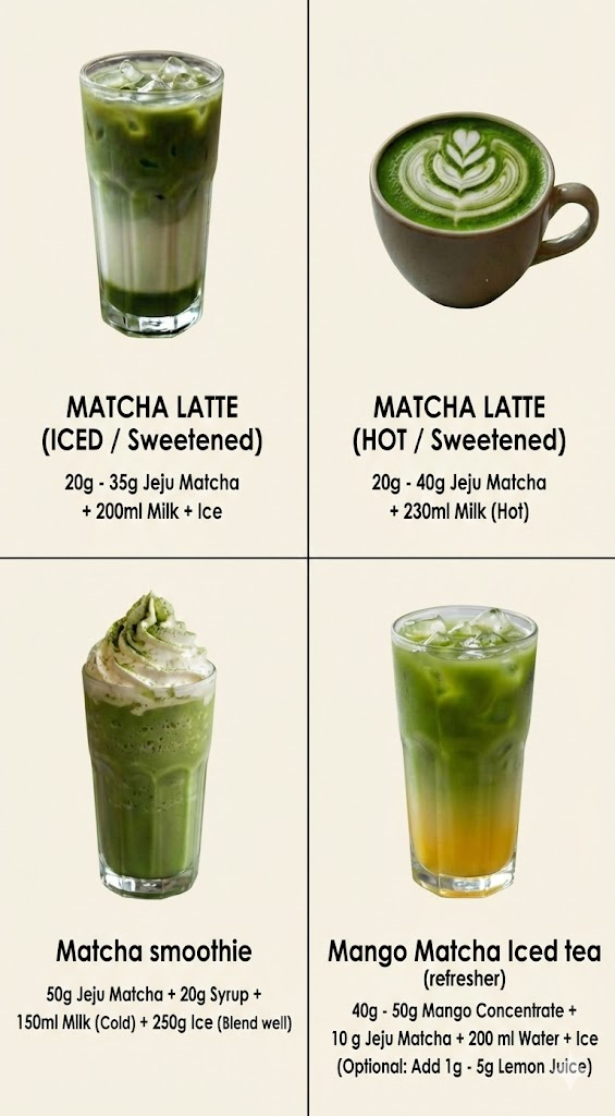 [Sweetcup] Jeju Matcha Tea Concentrate | 1.2kg (42.3 oz) – Wholesale Case of 6 (Case-Only) | Premium Liquid Matcha Tea Base for Bubble Tea, Matcha Lattes, Refreshers, Smoothies & Dessert Toppings (7.2kg / 15.9 lbs / 203 fl oz Total)