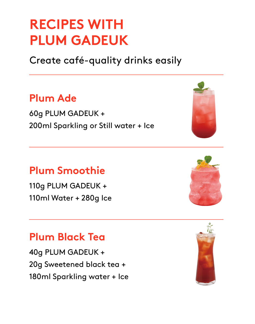 [Sweetcup] Plum Beverage Concentrate (Puree & Pulps) | 1.2kg (42.3 oz) – Wholesale Case of 6 (Case-Only) | Premium Fruit Base made with real plum for Sparkling Ades, Refreshers, Smoothies, Juices & Bubble Tea (7.2kg / 15.9 lbs / 203 fl oz Total)