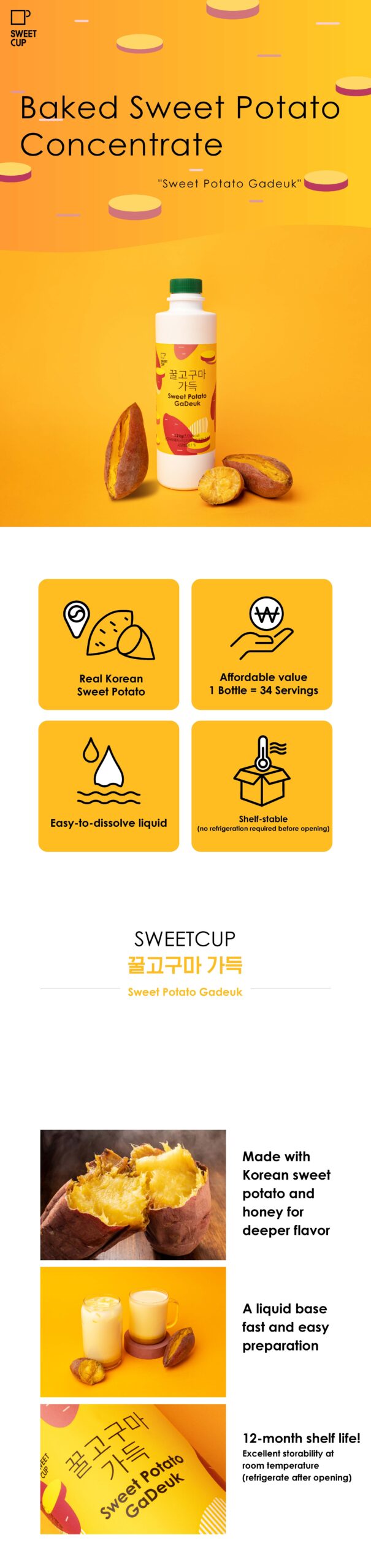 Sweet Potato Beverage Detail Page 1-1